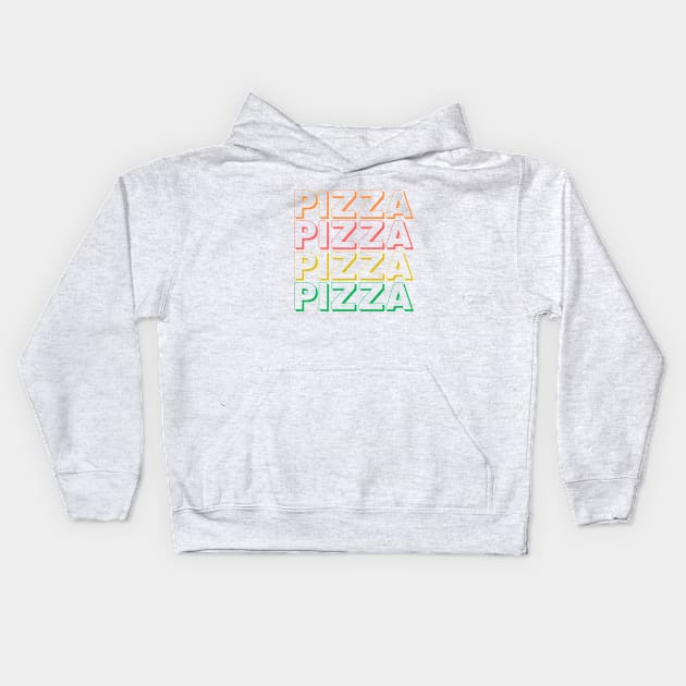 PIZZA PIZZA Kids Hoodie by Catchy Phase